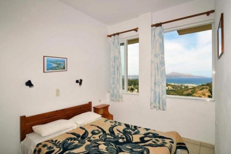 Aspro Kreta, Aspro: Apartmenthotel mit Pool und Meerblick zu verkaufen Gewerbe kaufen